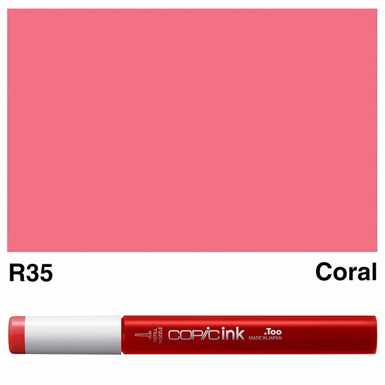 Copic Ink 12ml R35 Coral - theartshop.com.au