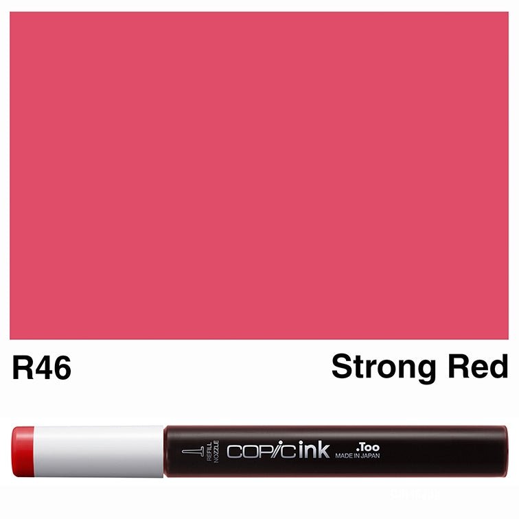 Copic Ink 12ml R46 Strong Red - theartshop.com.au