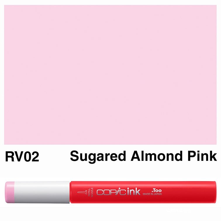 Copic Ink 12ml RV02 Sugared Almond Pink - theartshop.com.au