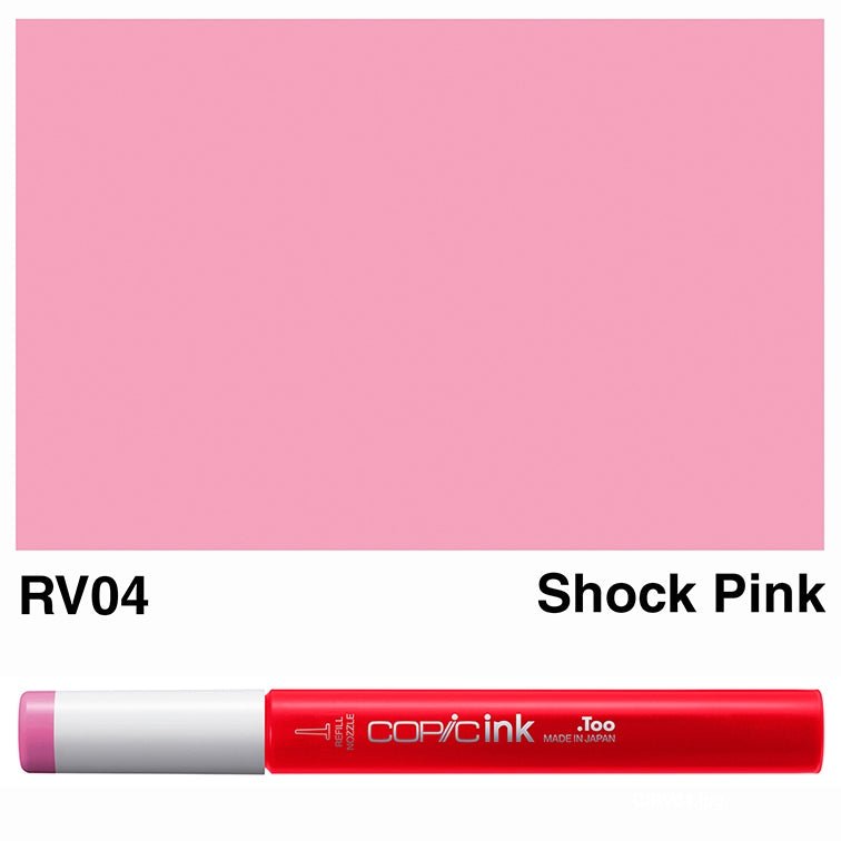 Copic Ink 12ml RV04 Shock Pink - theartshop.com.au