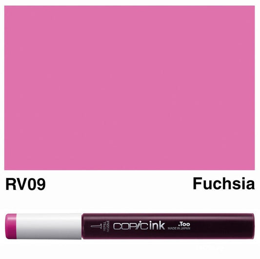 Copic Ink 12ml RV09 Fuchsia - theartshop.com.au