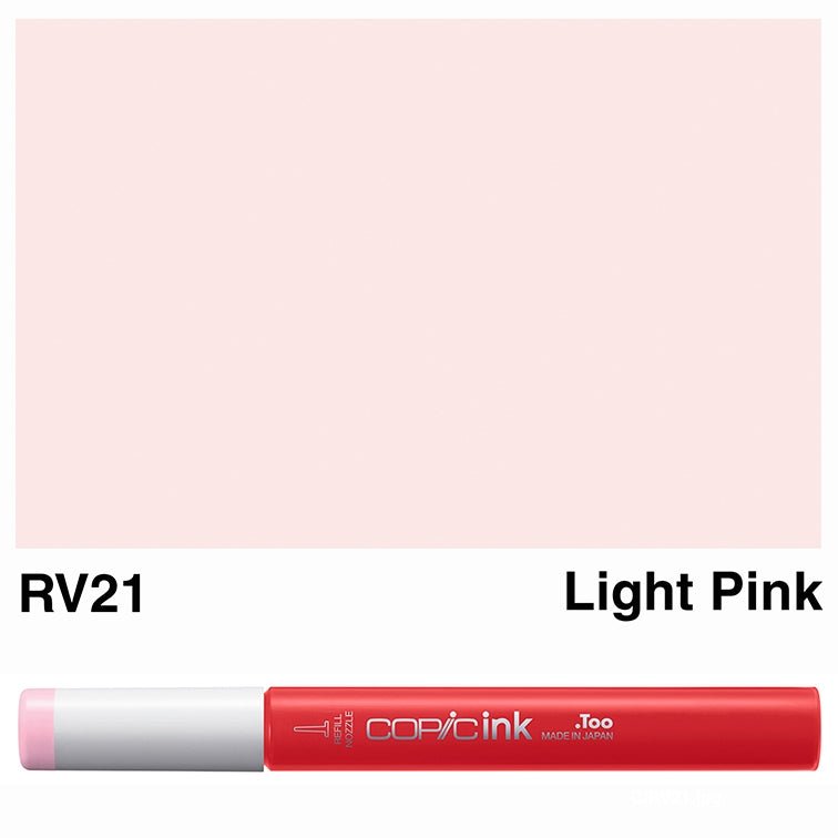 Copic Ink 12ml RV21 Light Pink - theartshop.com.au