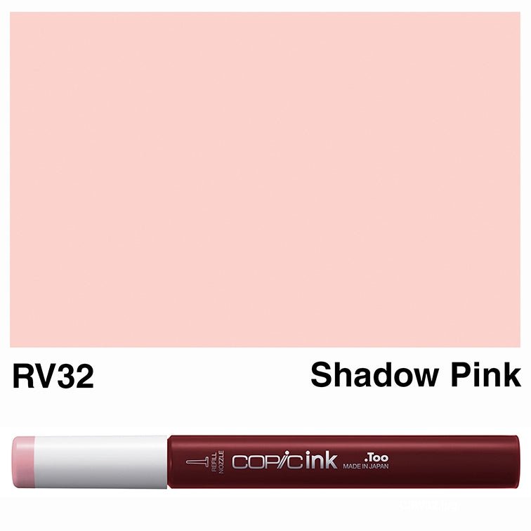 Copic Ink 12ml RV32 Shadow Pink - theartshop.com.au