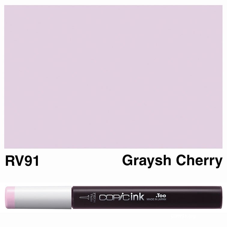 Copic Ink 12ml RV91 Grayish Cherry - theartshop.com.au