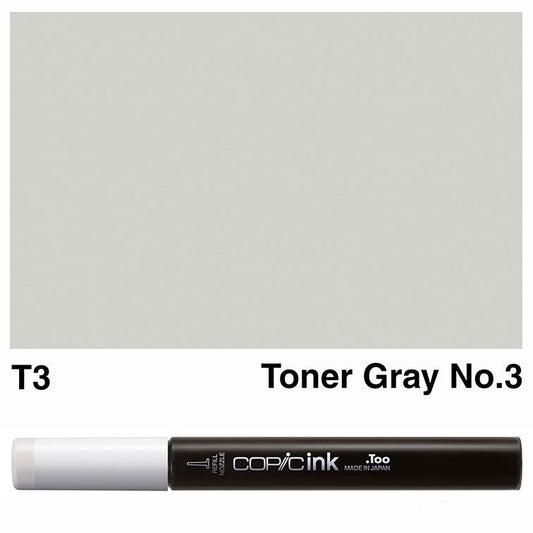 Copic Ink 12ml T3 Toner Gray No.3 - theartshop.com.au