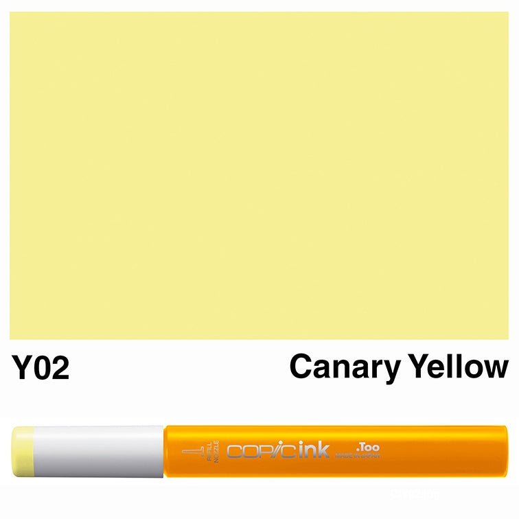 Copic Ink 12ml Y02 Canary Yellow - theartshop.com.au