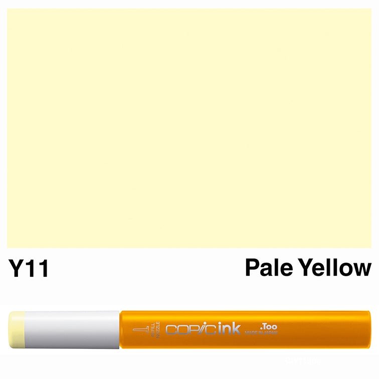 Copic Ink 12ml Y11 Pale Yellow - theartshop.com.au