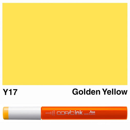 Copic Ink 12ml Y17 Golden Yellow - theartshop.com.au