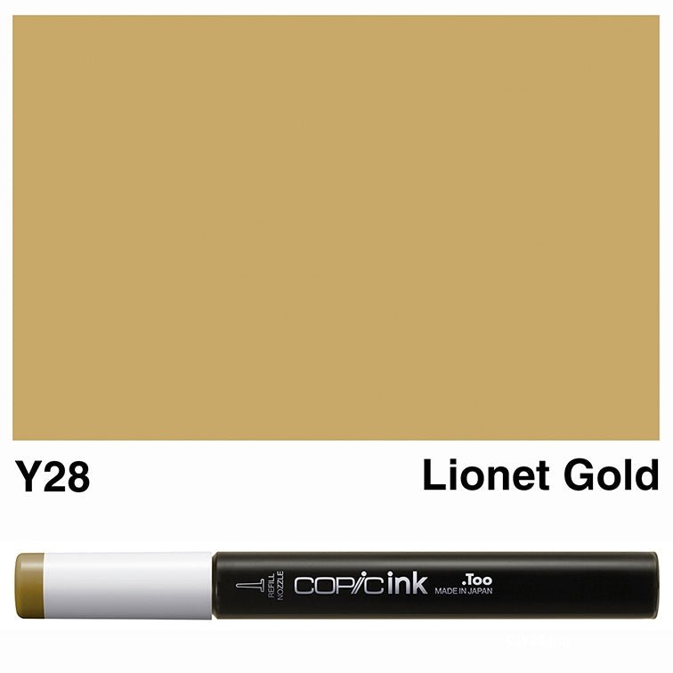 Copic Ink 12ml Y28 Lionet Gold - theartshop.com.au