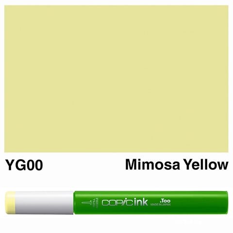 Copic Ink 12ml YG00 Mimosa Yellow - theartshop.com.au