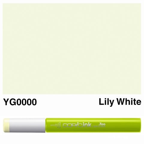 Copic Ink 12ml YG0000 Lily White - theartshop.com.au