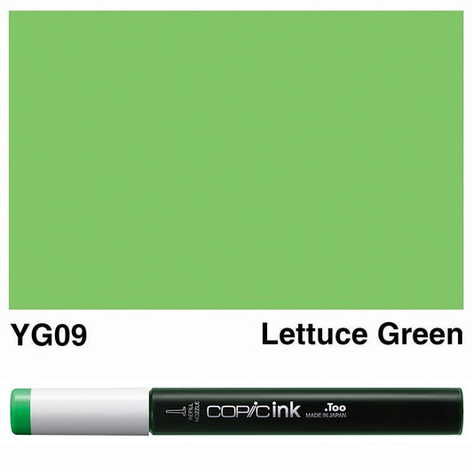 Copic Ink 12ml YG09 Lettuce Green - theartshop.com.au