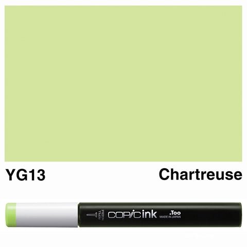 Copic Ink 12ml YG13 Chartreuse - theartshop.com.au