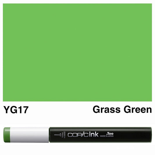 Copic Ink 12ml YG17 Grass Green - theartshop.com.au