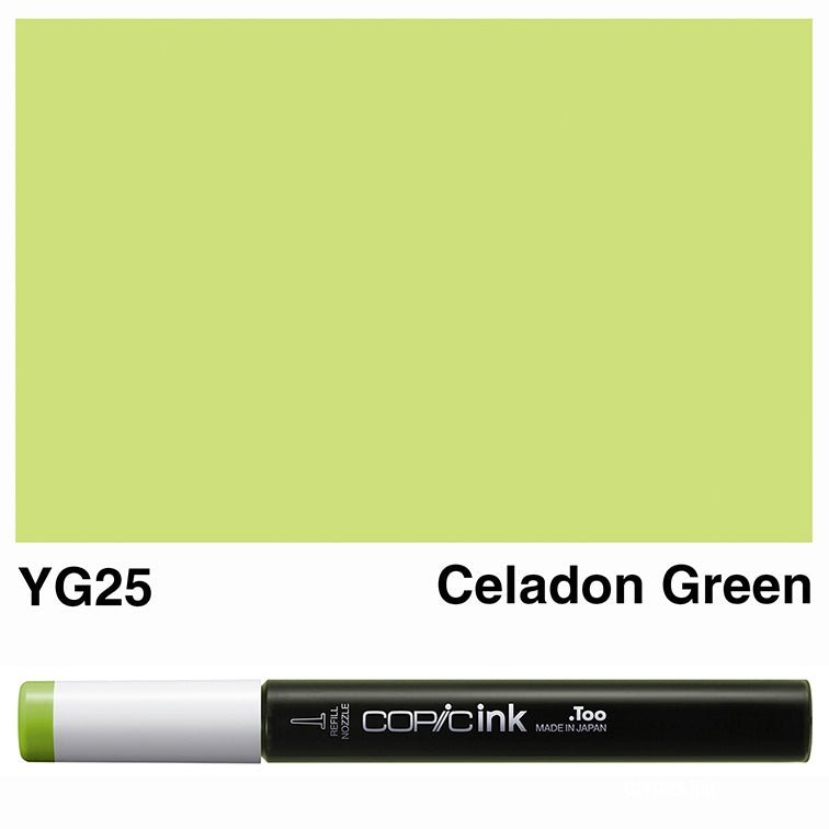 Copic Ink 12ml YG25 Celadon Green - theartshop.com.au