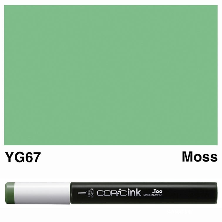 Copic Ink 12ml YG67 Moss - theartshop.com.au