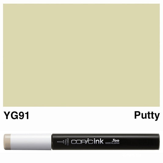 Copic Ink 12ml YG91 Putty - theartshop.com.au