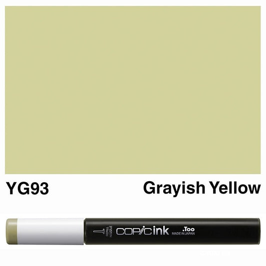 Copic Ink 12ml YG93 Grayish Yellow - theartshop.com.au