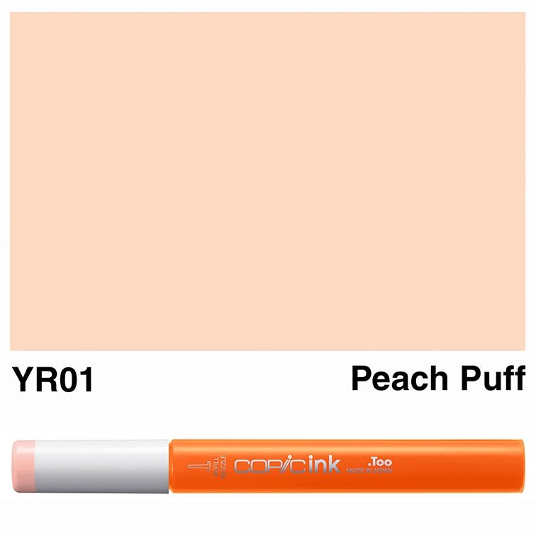 Copic Ink 12ml YR01 Peach Puff - theartshop.com.au