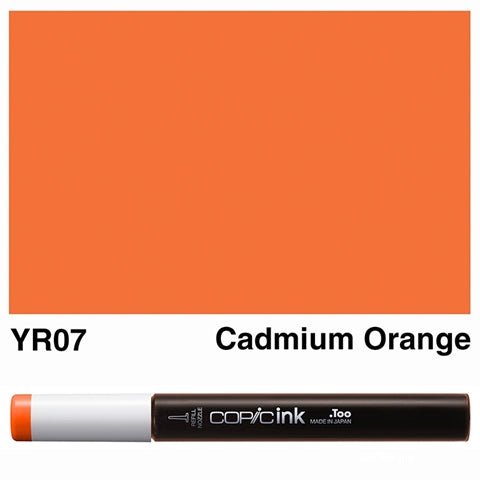 Copic Ink 12ml YR07 Cadmium Orange - theartshop.com.au