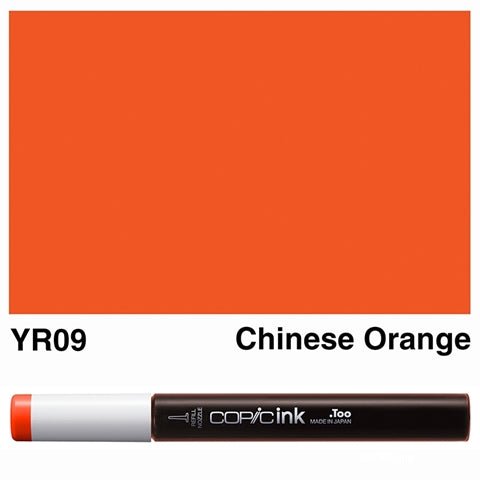 Copic Ink 12ml YR09 Chinese Orange - theartshop.com.au