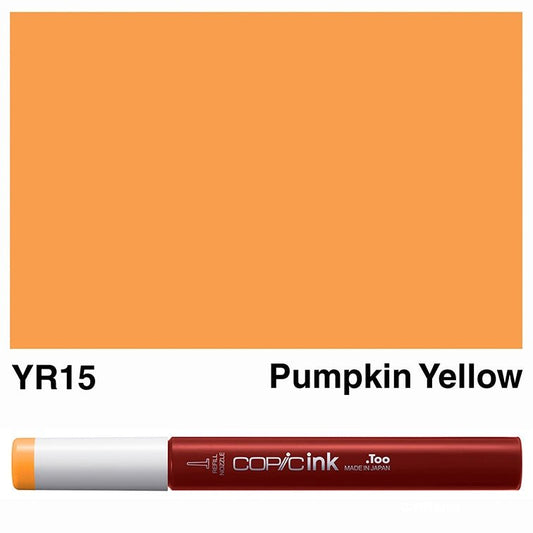 Copic Ink 12ml YR15 Pumpkin Yellow - theartshop.com.au