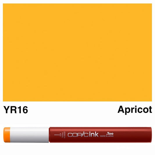 Copic Ink 12ml YR16 Apricot - theartshop.com.au