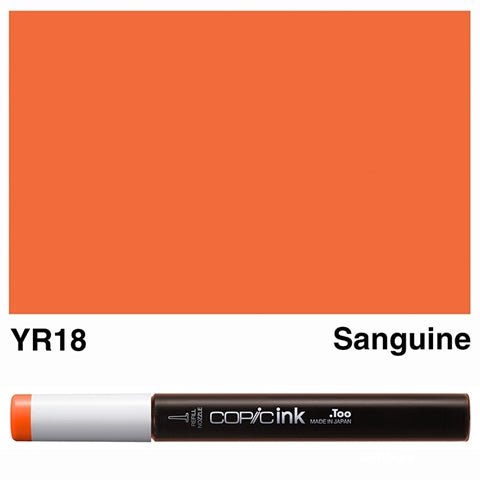 Copic Ink 12ml YR18 Sanguine - theartshop.com.au