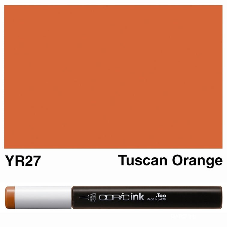 Copic Ink 12ml YR27 Tuscan Orange - theartshop.com.au