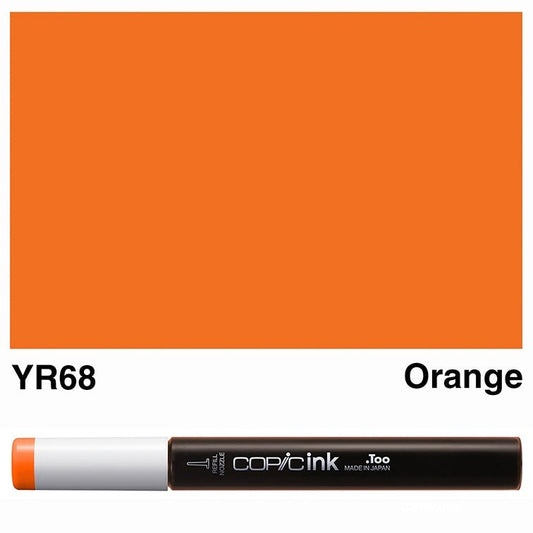 Copic Ink 12ml YR68 Orange - theartshop.com.au