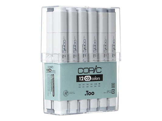 Copic Marker Set 12 Cool Grey - theartshop.com.au
