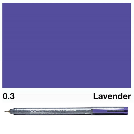 Copic Multi Liner Lavender 0.3mm - theartshop.com.au