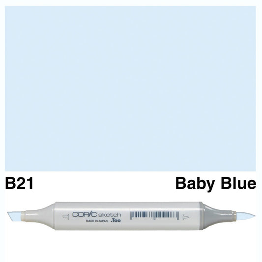 Copic Sketch B21 Baby Blue - theartshop.com.au