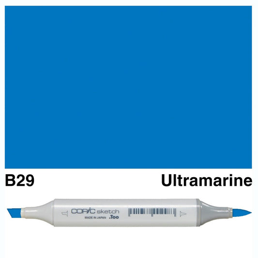 Copic Sketch B29 Ultramarine - theartshop.com.au