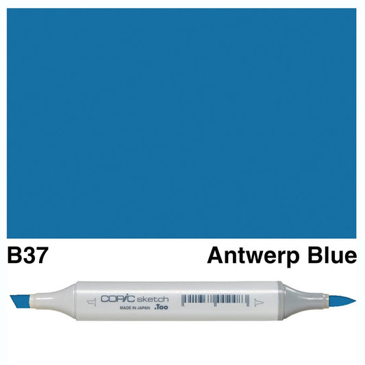 Copic Sketch B37 Antwerp Blue - theartshop.com.au