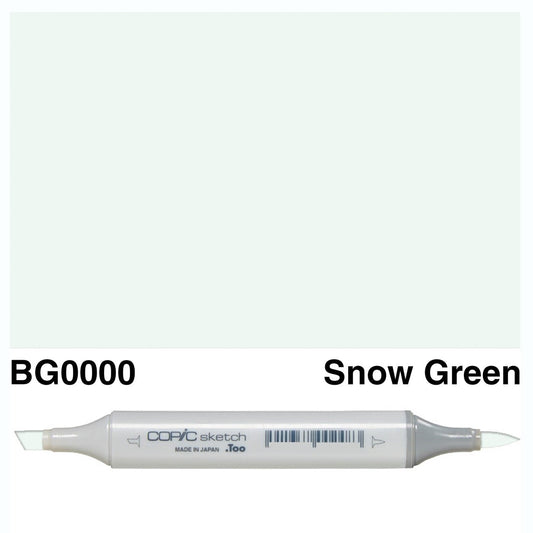 Copic Sketch BG0000 Snow Green - theartshop.com.au