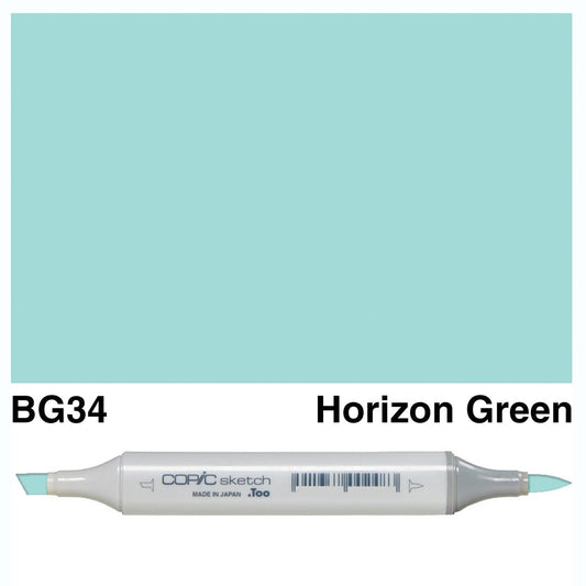 Copic Sketch BG34 Horizon Green - theartshop.com.au