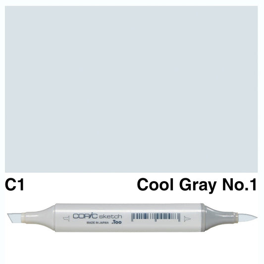 Copic Sketch C1 Cool Gray No.1 - theartshop.com.au