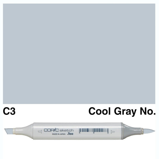 Copic Sketch C3 Cool Gray No.3 - theartshop.com.au