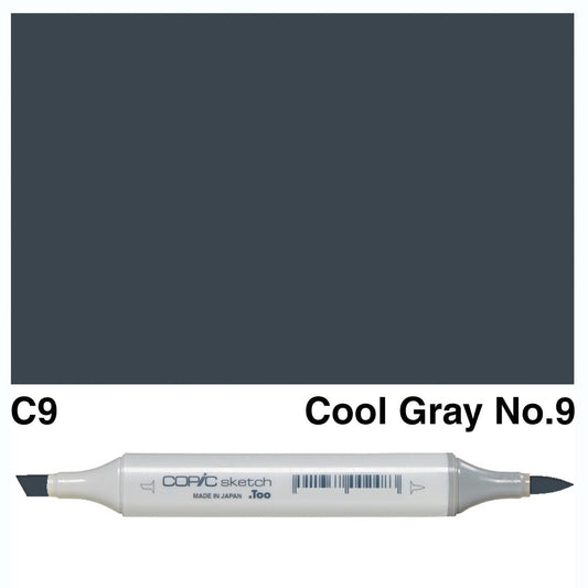 Copic Sketch C9 Cool Gray No.9 - theartshop.com.au