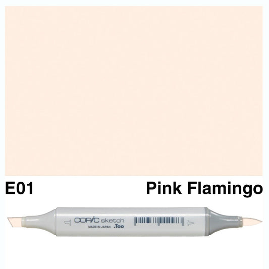 Copic Sketch E01 Pink Flamingo - theartshop.com.au