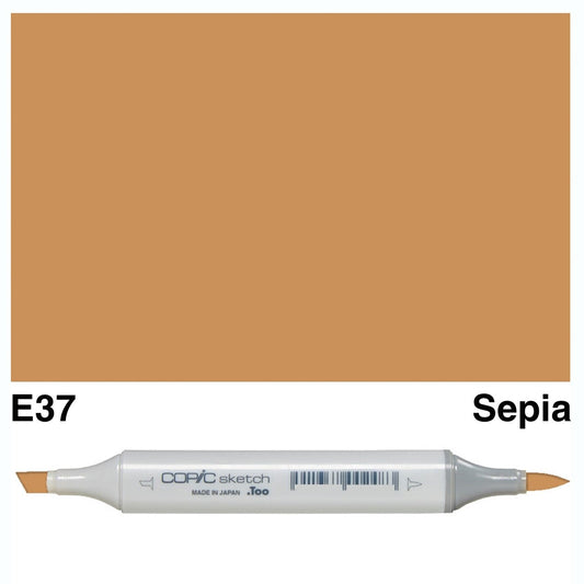 Copic Sketch E37 Sepia - theartshop.com.au