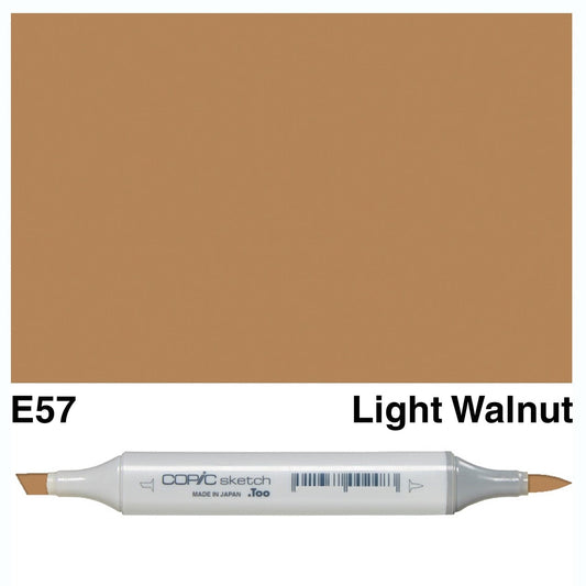 Copic Sketch E57 Light Walnut - theartshop.com.au