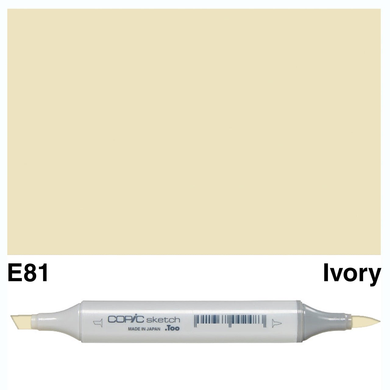 Copic Sketch E81 Ivory - theartshop.com.au