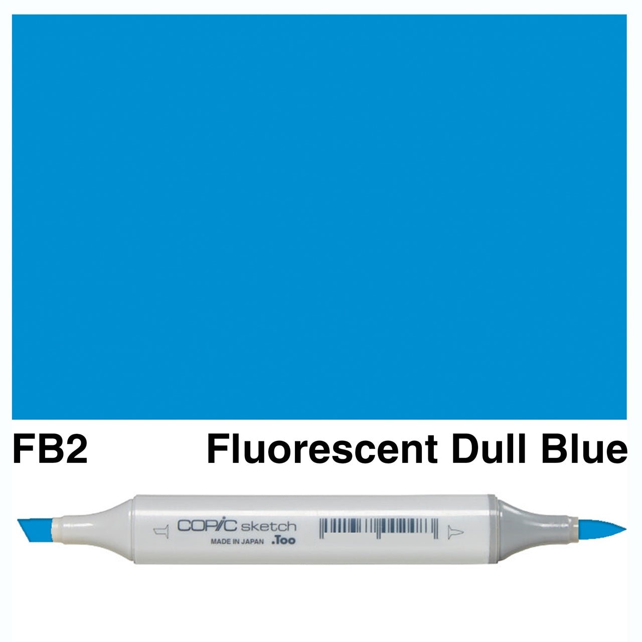 Copic Sketch FB2 Fluorescent Dull Blue - theartshop.com.au
