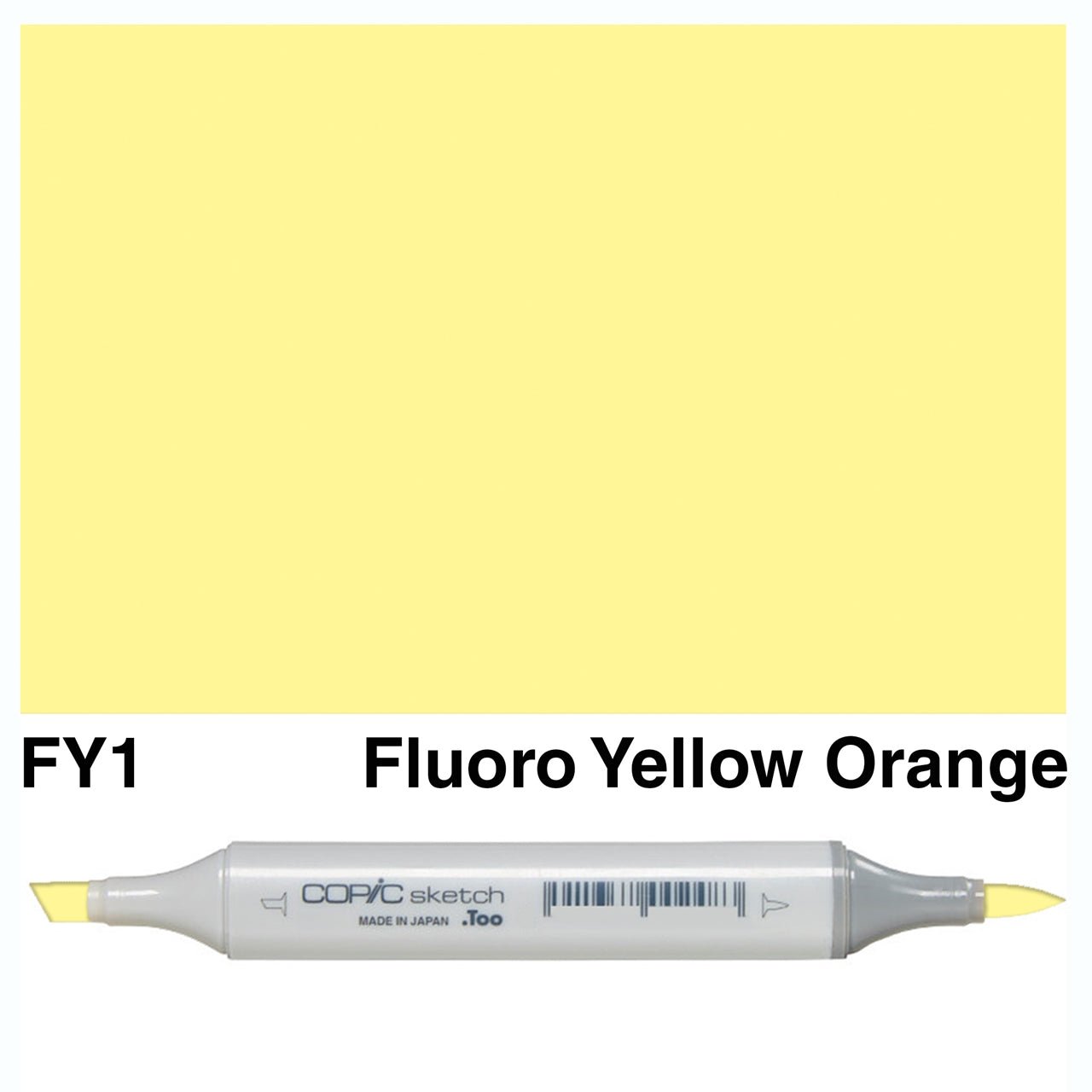 Copic Sketch FY1 Fluorescent Yellow Orange - theartshop.com.au