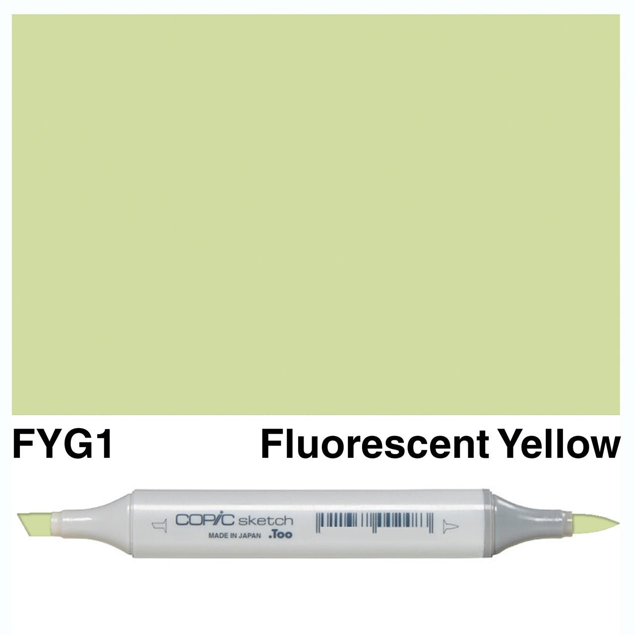 Copic Sketch FYG1 Fluorescent Yellow - theartshop.com.au