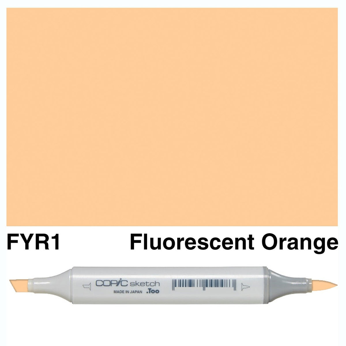 Copic Sketch FYR1 Fluorescent Orange - theartshop.com.au