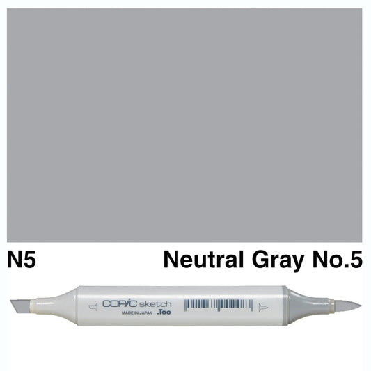 Copic Sketch N5 Neutral Gray No.5 - theartshop.com.au