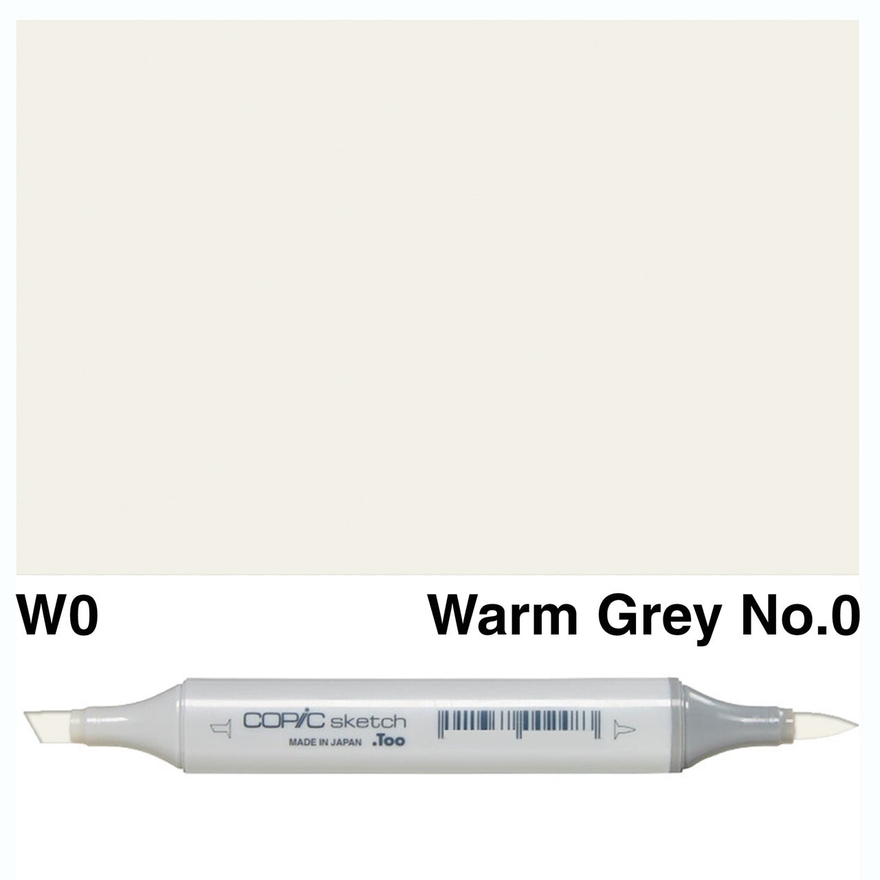 Copic Sketch W0 Warm Gray No.0 - theartshop.com.au